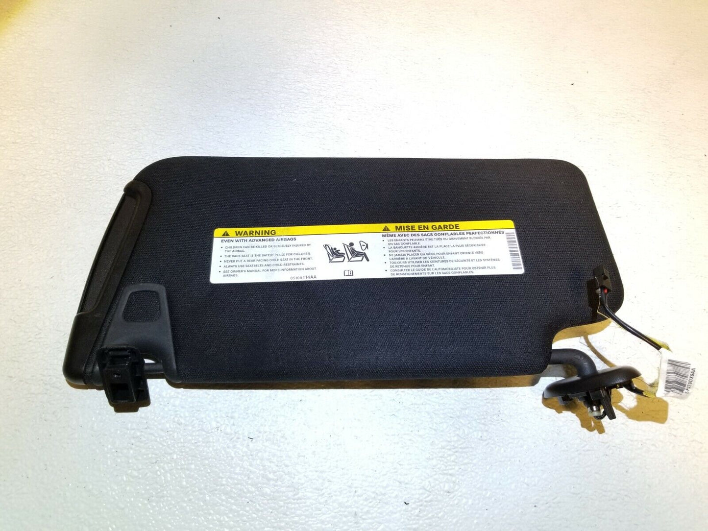 11 12 13 14 Dodge Charger Right Passenger Sun Visor OEM 92k