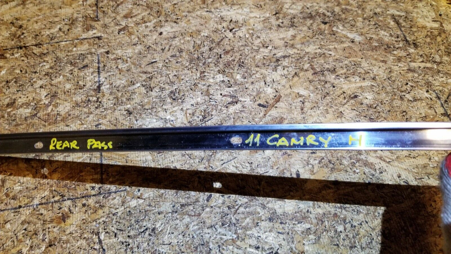 09 10 11 Toyota Camry Hybrid Rear Right Passenger Door Chrome Molding Trim OEM