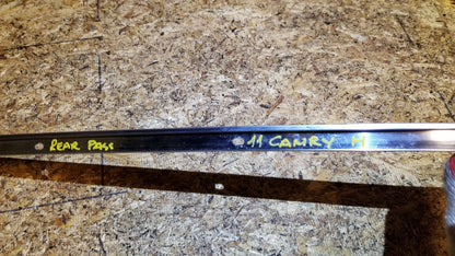 09 10 11 Toyota Camry Hybrid Rear Right Passenger Door Chrome Molding Trim OEM