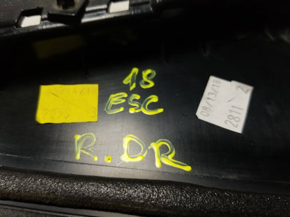 17 18 19 Ford Escape Rear Door B Pillar Molding Trim Left Driver Side OEM