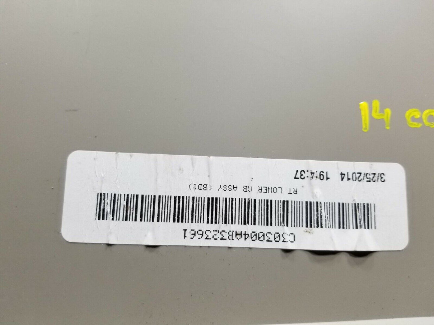 14 2014 Dodge Grand Caravan Glove Box OEM 34k