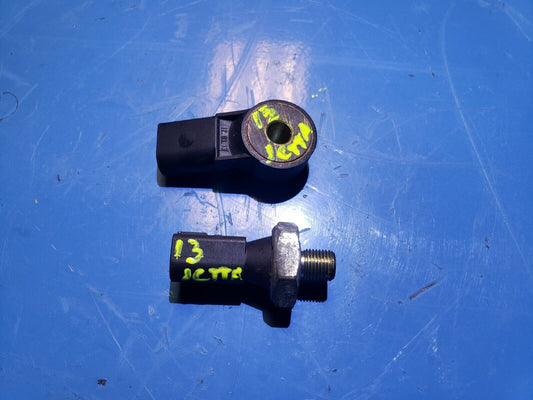 11 12 13 14 15 VW Jetta 2.0l Cbp Oil Pressure & Knock Sensor Pair OEM 62k