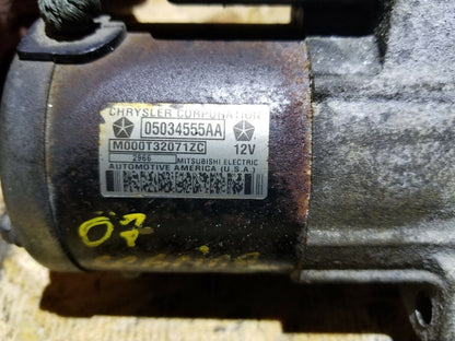 07 08 09 10 Chrysler Sebring 2.4l Starter Motor OEM