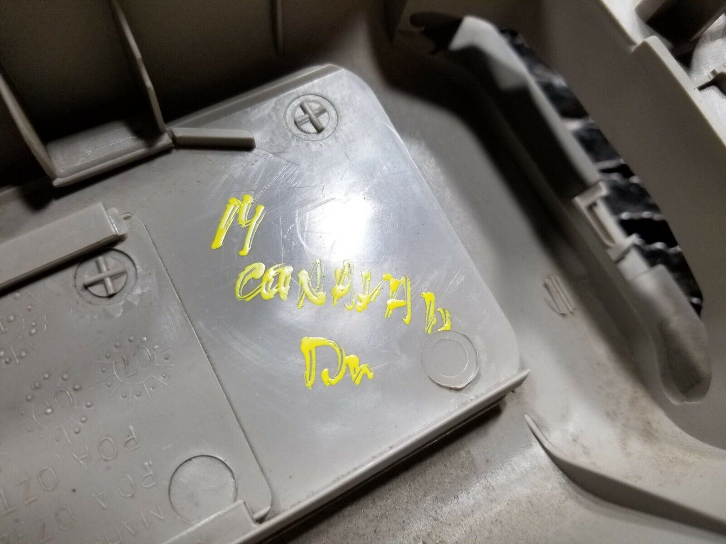 14 2014 Dodge Grand Caravan Center Upper B Pillar Trim Cover Driver Side OEM