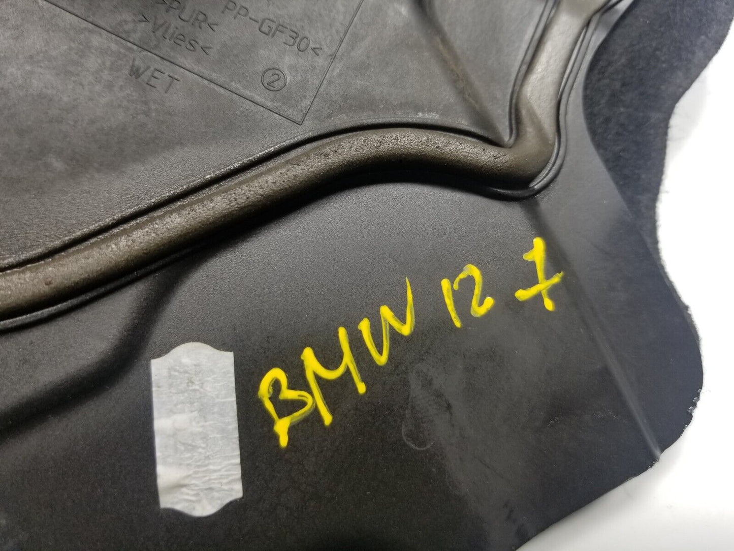09 10 11 12 BMW 750li Engine Bay Insulation Partition Panel Cover 3pcs OEM