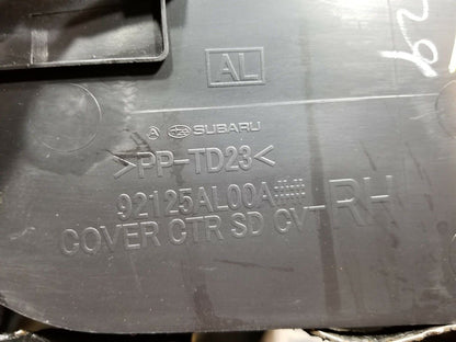 15 16 17 Subaru Legacy Right Pass Center Console Side Trim Cover 92125al00a OEM