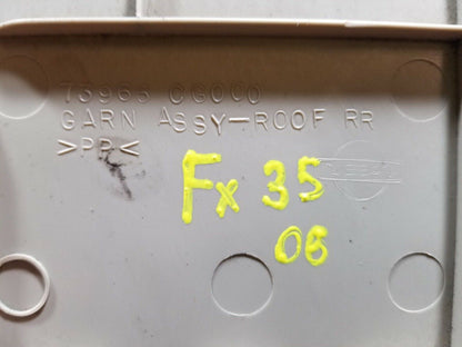 06 07 08 Infiniti Fx35 Interior Upper Cargo Panel Trim Cover OEM
