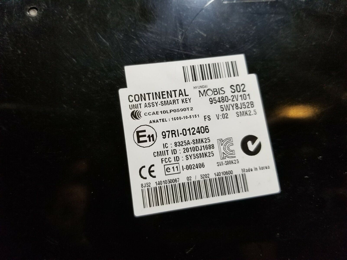 12 13 14 15 16 Hyundai Veloster Theft Locking Smart Keyless Control Modul OEM