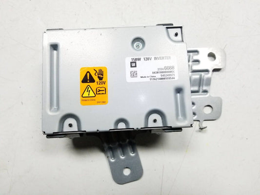 2013 - 2018 Cadillac Ats Power Inverter 150w 120v 23346668  OEM