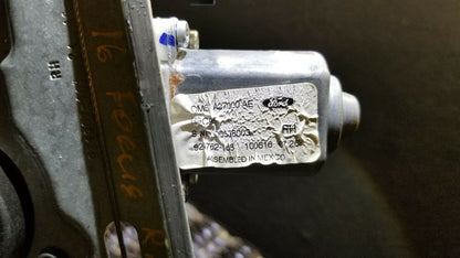 15 16 17 18 Ford Focus Rear Right Pass Side Window Regulator Motor OEM 14k