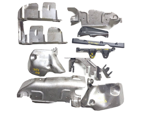 13 14 15 16 Audi A4 S4 Exhaust Heat Shield & Brackets OEM