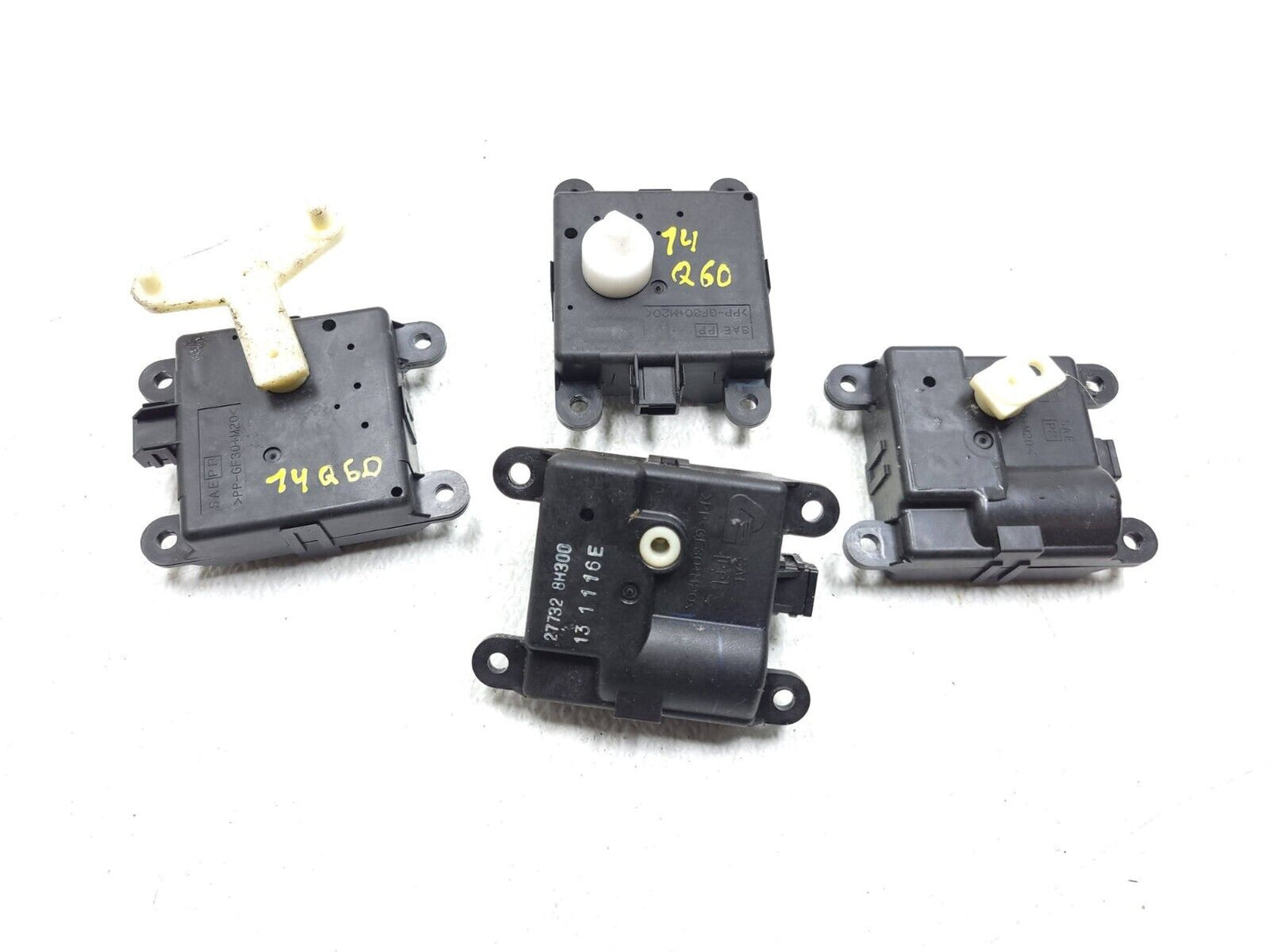 2014 2015 Infiniti Q60 HVAC Heater A/c Air Flap Actuator Motor 4pcs OEM