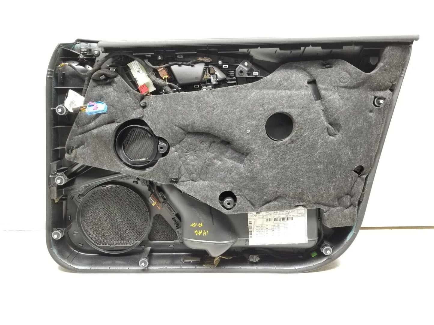 12 13 14 15 Audi A6 Front Left Driver Side Door Panel Trim W/ Master Switch OEM