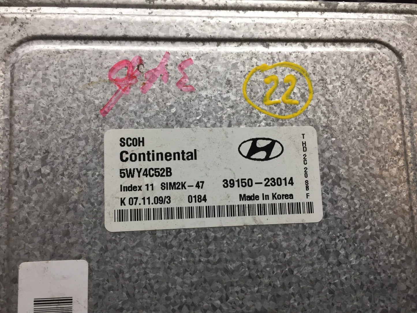 10 2010 Hyundai Elantra Computer Brain Engine Control Ecu Ecm Module OEM N22 50k
