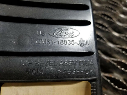 13 14 2013 2014 Ford Focus Dash Bezel Radio Temp Climate Control Bezel OEM #113