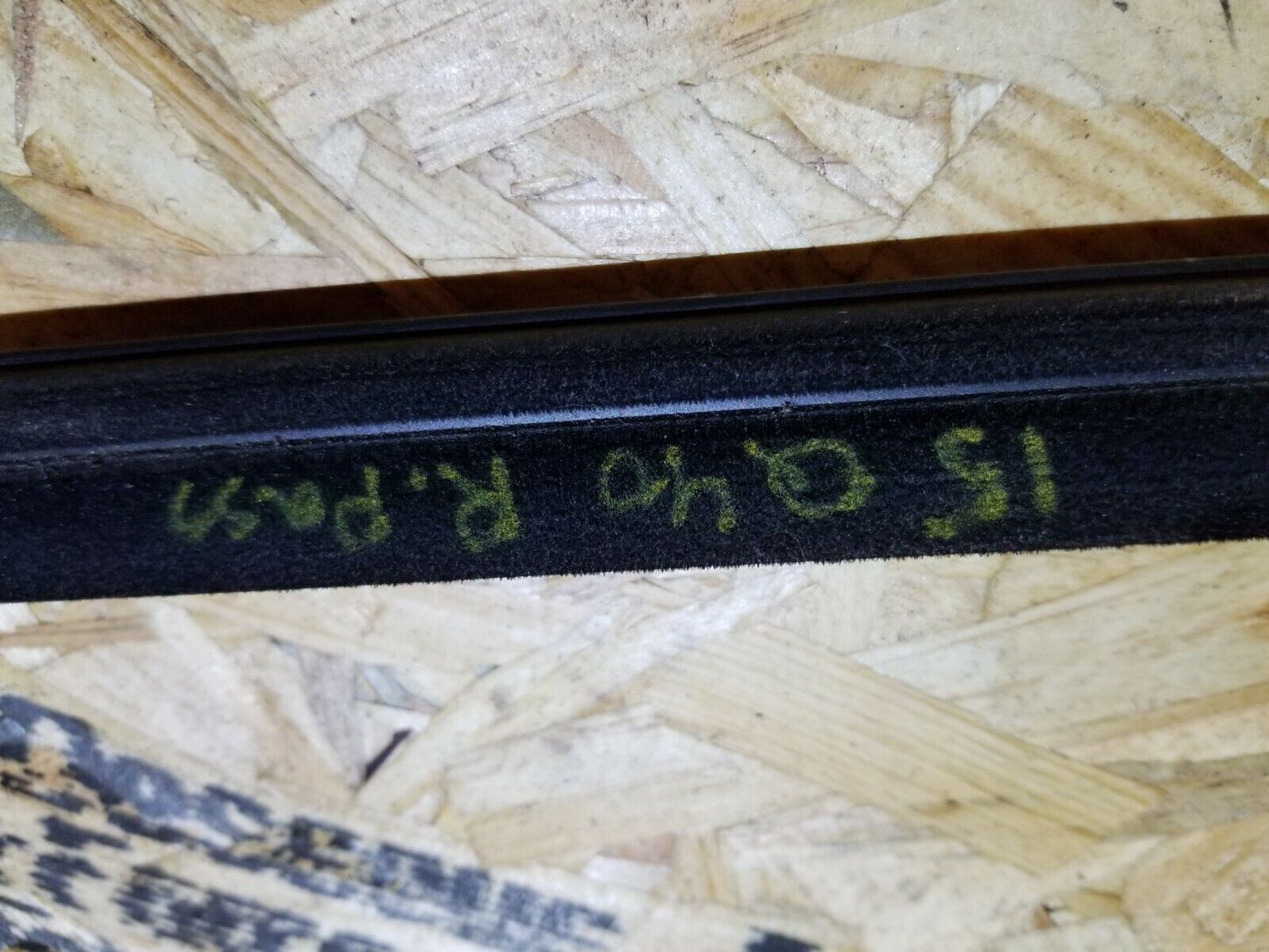 2014 2015 Infiniti Q40 Rear Right Pass Side Door Window Belt Seal Molding OEM