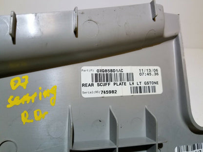 07 08 09 10 Chrysler Sebring Rear Left Driver Door Sill Scuff Plate Trim OEM