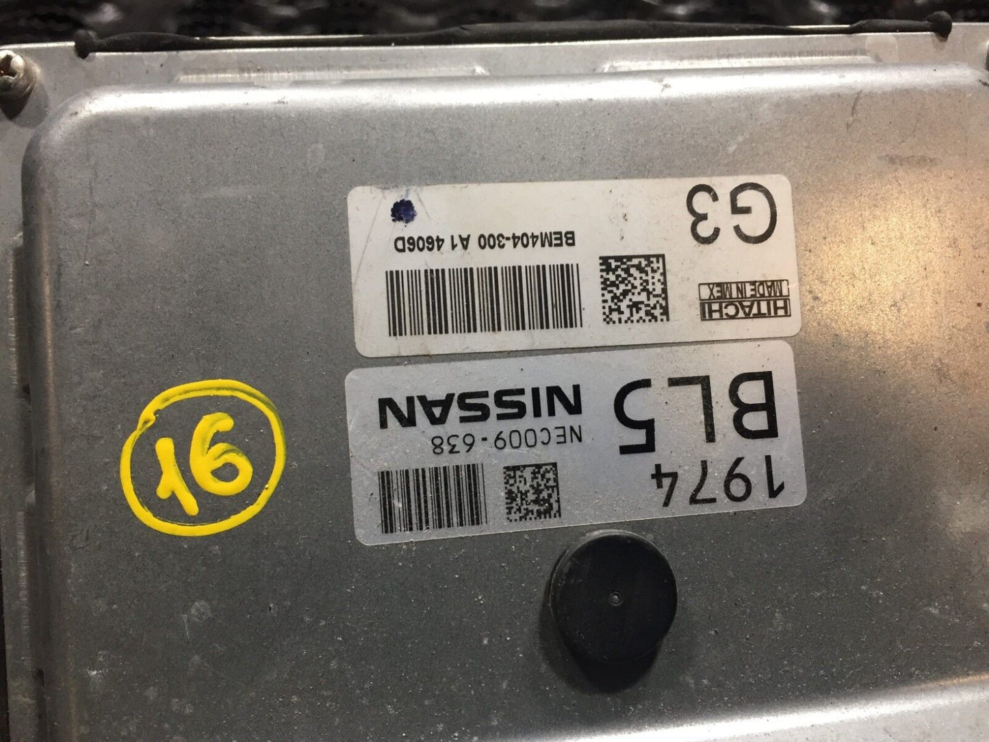 13 14 15 Sentra Altima Bem404300 A1 Computer Engine Control Ecu OEM N16 811miles