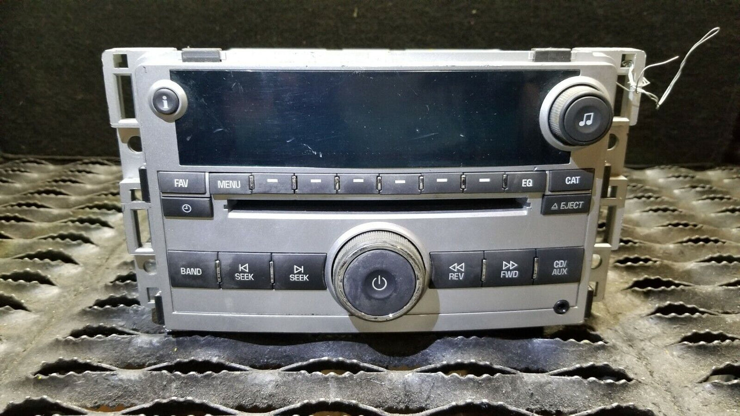 08 09 Chevrolet Malibu Radio 6 Disc Cd Player OEM #64