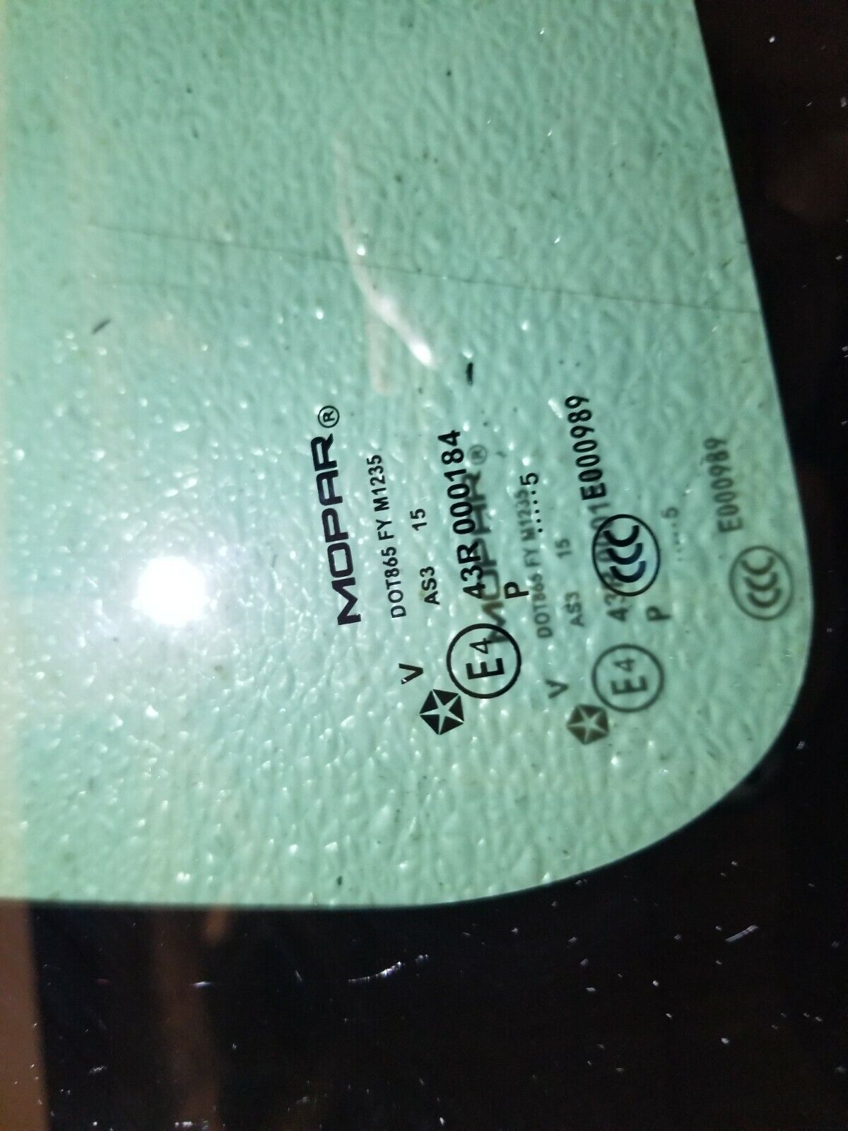 12 13 14 15 16 Jeep Patriot Rear Right Pass Side Quarter Window Glass OEM 54k