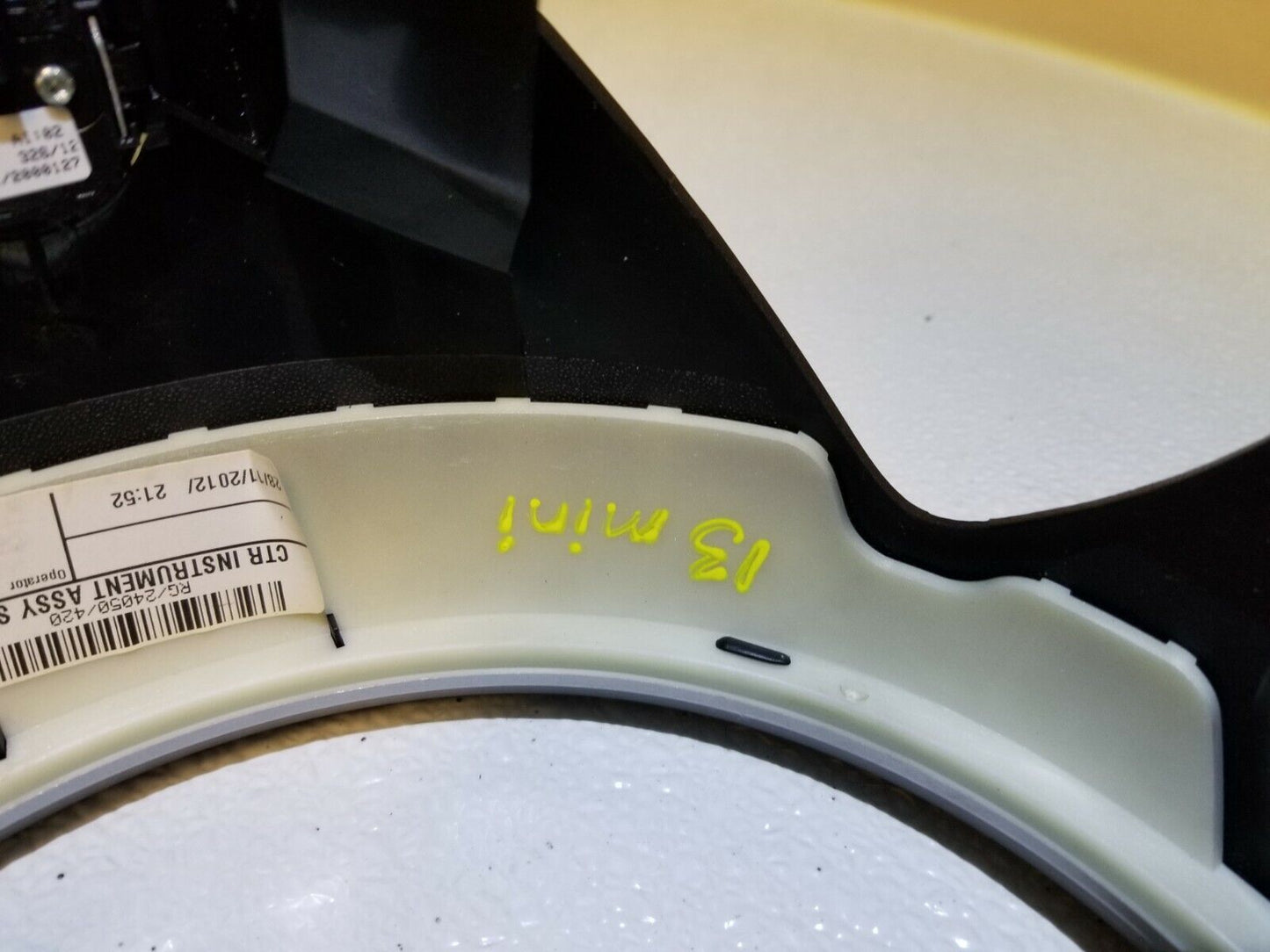 10 11 12 13 Mini Cooper R56 Instrument Cluster Bezel Trim Surround OEM