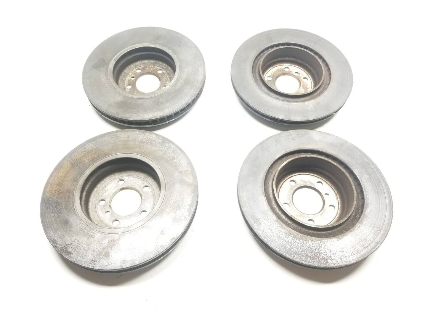 09 10 11 12 BMW 750li Brake Disc Rotor Front & Rear 4pcs OEM