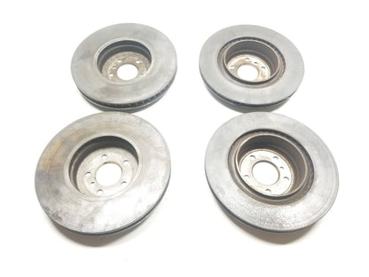 09 10 11 12 BMW 750li Brake Disc Rotor Front & Rear 4pcs OEM