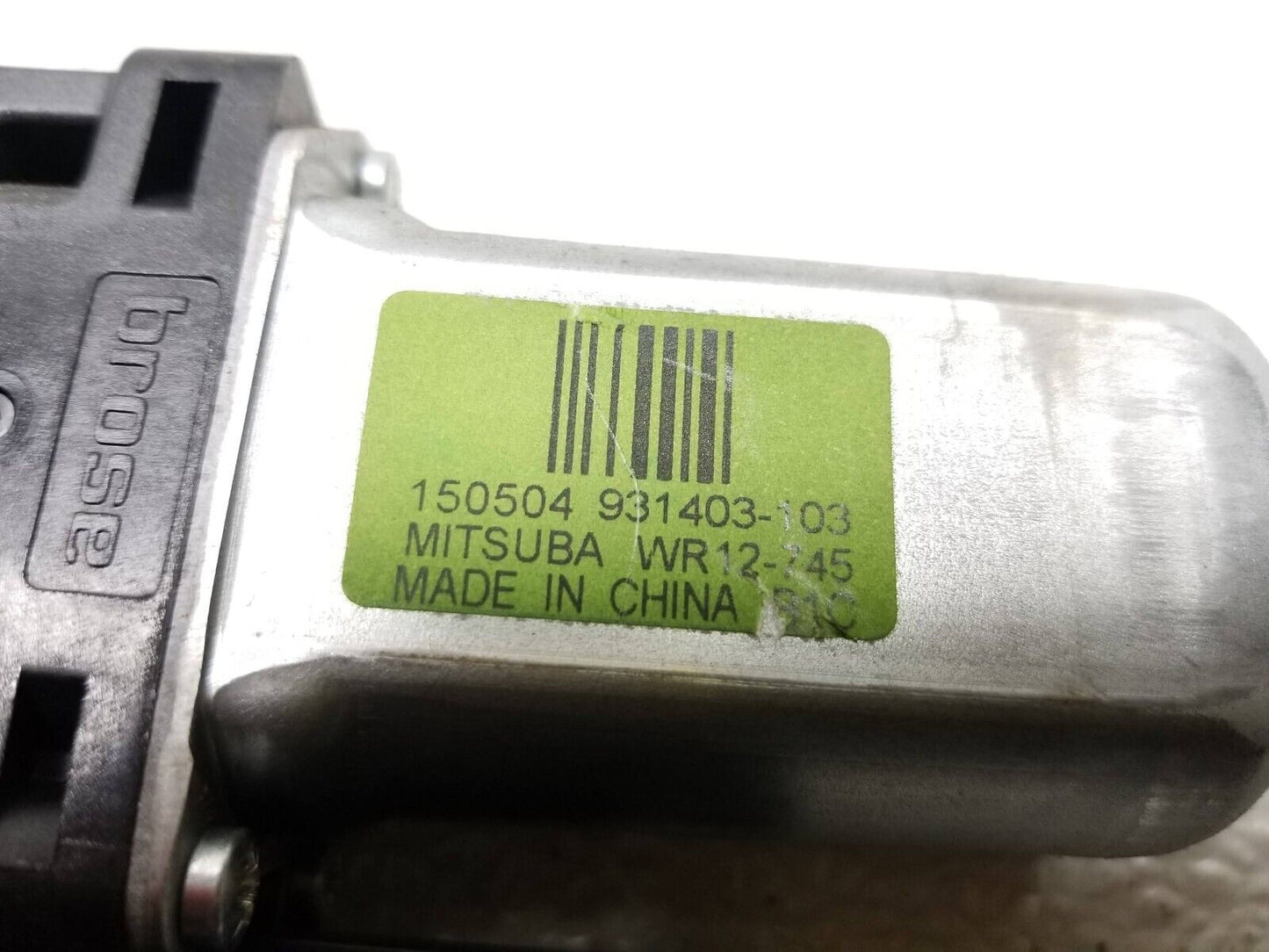 14 15 16 17 Jeep Grand Cherokee Rear Right Pass Window Regulator Motor OEM