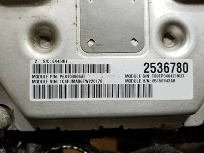 14 15 16 17 Jeep Cherokee Engine Computer Ecm Ecu 68103806al 2.4l OEM