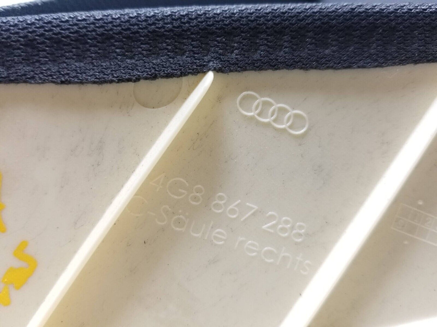 12 13 14 15 16 17 Audi A7 Rear C Pillar Trim Cover Right Pass Side OEM