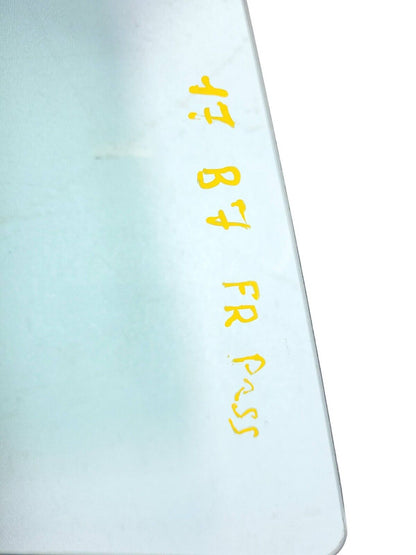 12-19 Volkswagen Passat Front Door Window Glass Passenger Side Right OEM