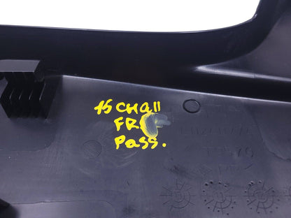 15 - 18 Dodge Challenger Front Passenger Seat Trim Cover Panel OEM 87k