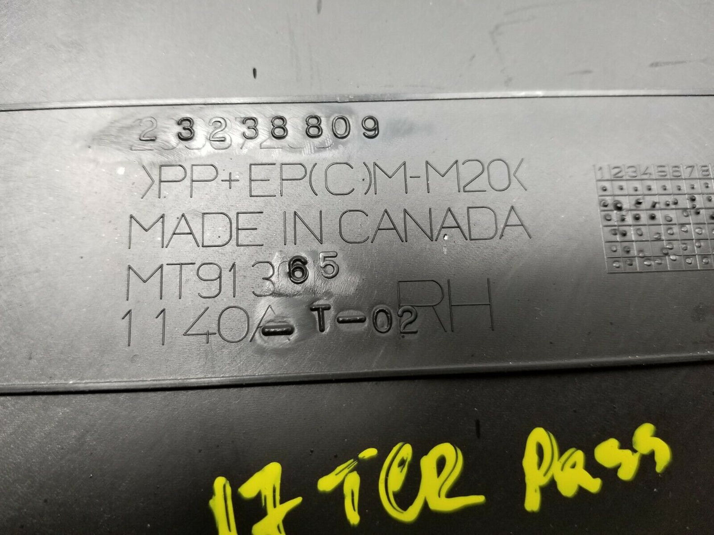 15 16 17 GMC Terrain Right Pass Center Lower B Pillar Trim Cover OEM 14k Miles