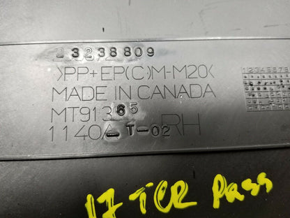 15 16 17 GMC Terrain Right Pass Center Lower B Pillar Trim Cover OEM 14k Miles