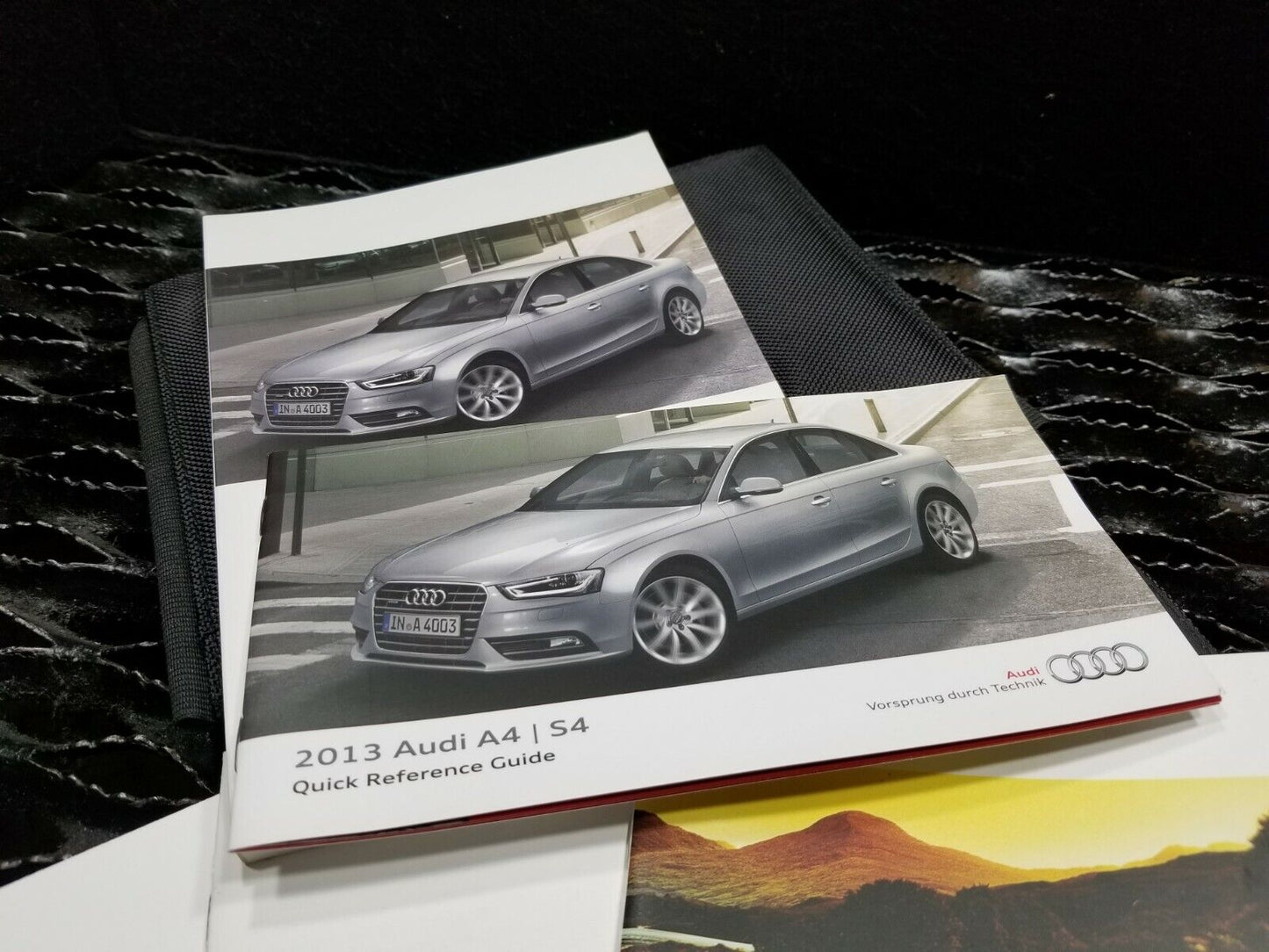 2013 Audi A4 Owner's Manual Book W/ Case OEM
