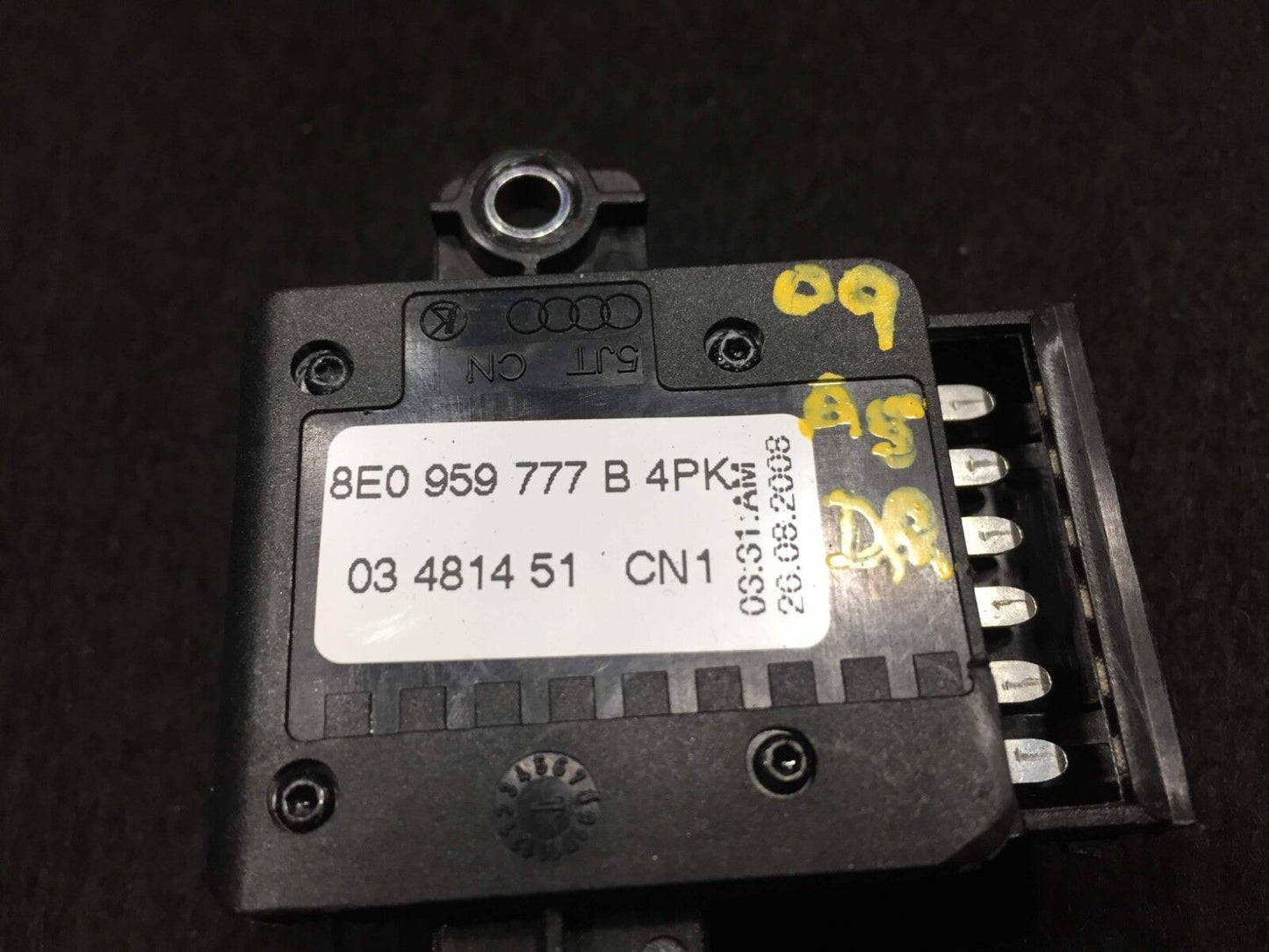 08 09 10 11 Audi A5 Lumbar Support Seat Switch Button Front Left/driver  OEM D7