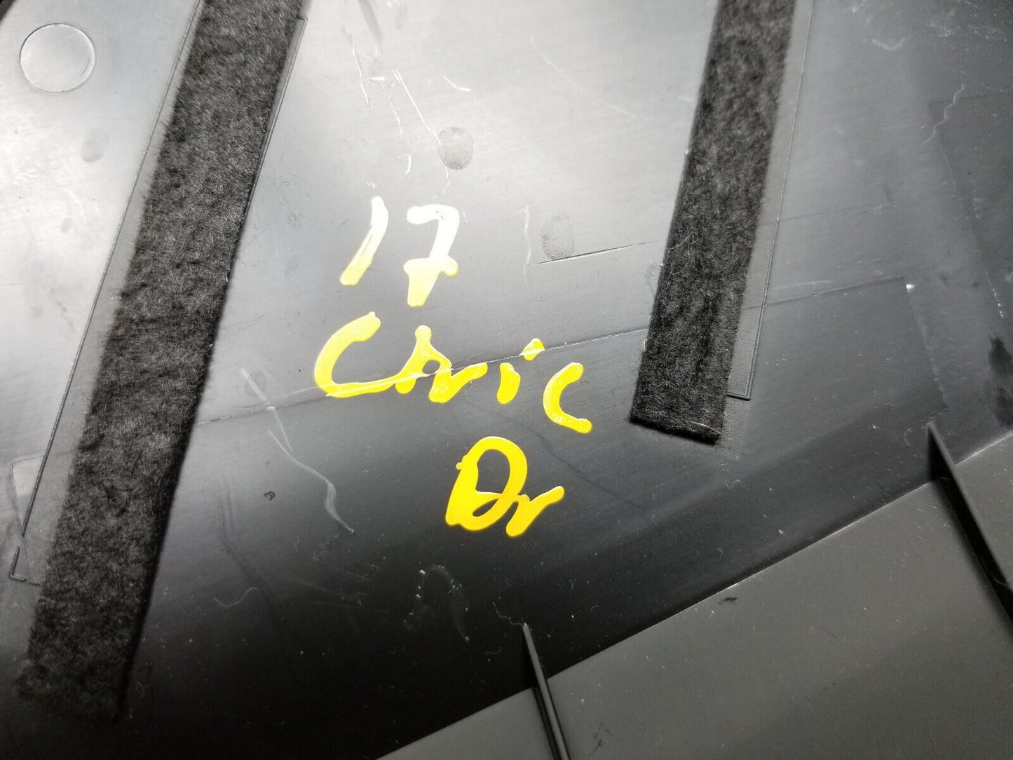 16 17 18 19 20 Honda Civic Sedan Left Driver Side Inner Cover Panel Trim OEM