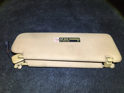 03 04 05 06 Porsche Cayenne Right Passenger Side Sun Visor OEM