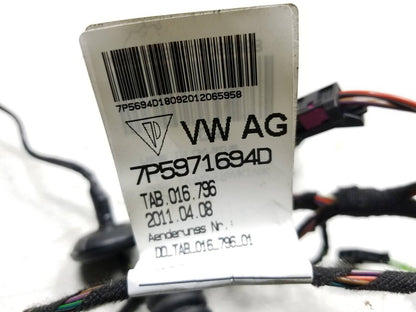 2011 - 2014 Porsche Cayenne Rear Right Passenger Side Door Wire Harness OEM