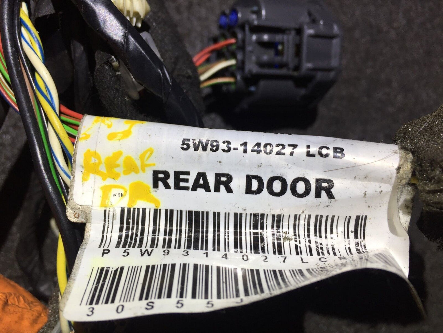 04 05 06 07 08 09 Jaguar Xj8 Rear Left Door Wire Wiring Harness OEM