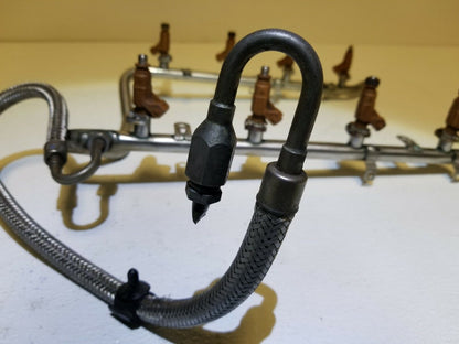 03 04 05 06 Mercedes CL500 Fuel Rail W/ Injectors OEM M113 5.0l