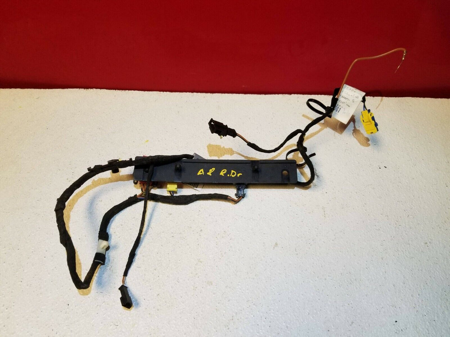 04 05 06 07 Audi A8 Rear Seat Wire Harness Left & Right Pair OEM