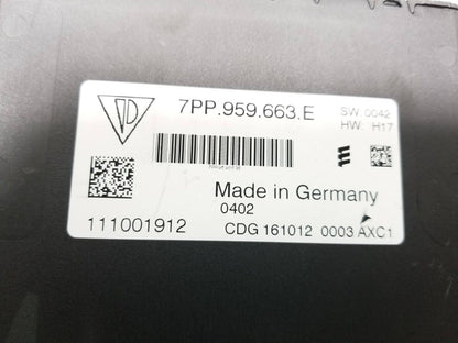 2011 - 2014 Porsche Cayenne Voltage Converter Control Module 7pp959663e  OEM