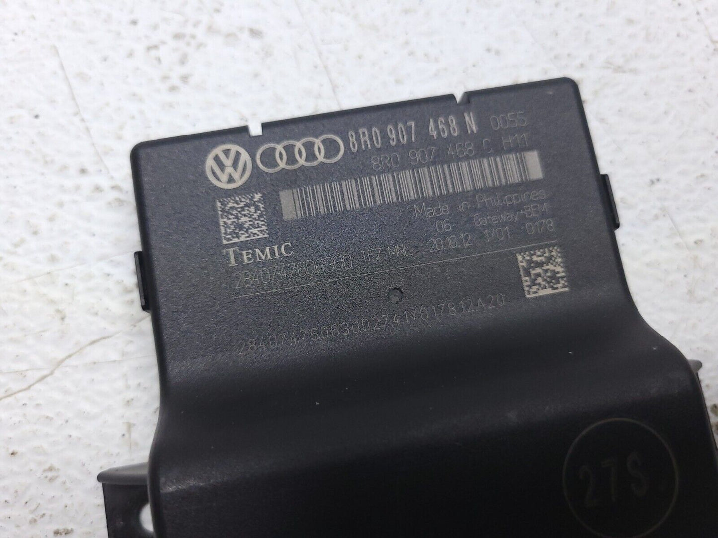 13 14 15 16 Audi A4 S4 Network Interface Gateway Control Module 8r0907468n OEM
