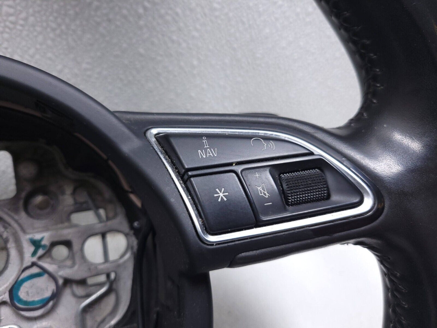 12 13 14 15 16 17 Audi A7 Steering Wheel Black Leather Oem. 4g0419091 S