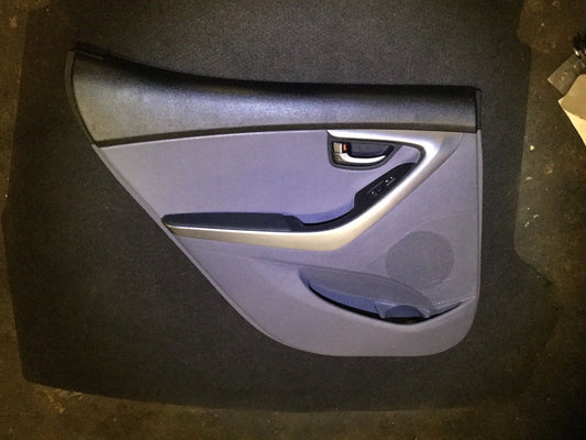 11 12 13 Hyundai Elantra Rear Left Door Trim Panel Driver Side OEM D14 Miles