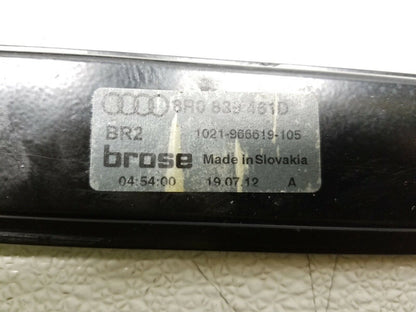 10 11 12 Audi Q5 Rear Left Driver Door Window Regulator OEM 72k