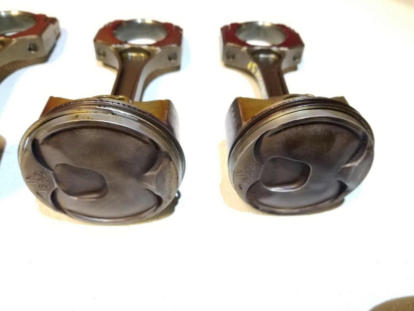 13 14 15 Honda Accord 2.4l Piston W/ Connecting Rod 4pcs OEM 87k Miles