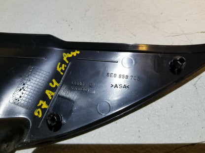 06 07 08 Audi A4 Front Right Pass Mirror Corner Trim 8e0858706 OEM 85k Miles