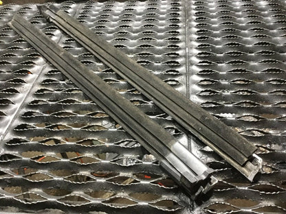 03 04 05 06 Audi A4 B6 Cabrio Door Window Slot Seal Left & Right Pair Trim OEM